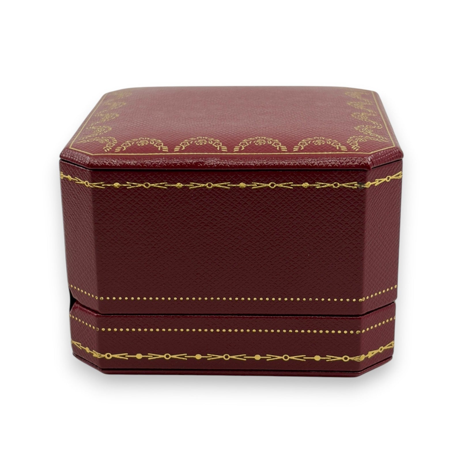 Cartier Jewelry Box Empty Case 2 Piece Set 1 Outer Box Included Red