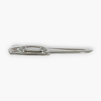 Hermes Cheval Horse Magnifying Glass Loupe Bookmark Silver-Tone with Case Box