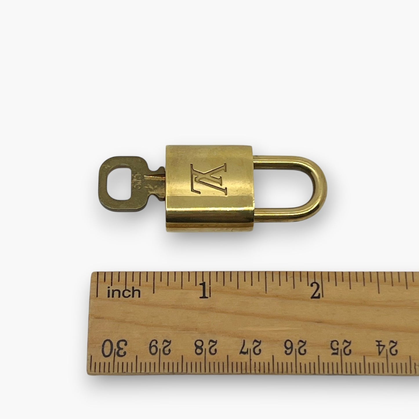 Louis Vuitton Padlock Set of 10 Gold-Tone Brass Locks & Keys pj260602