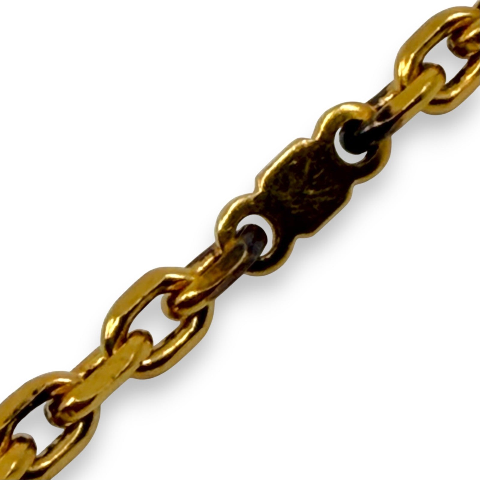 Hermes Filou Glove Holder Gold-Tone Metal with Chain