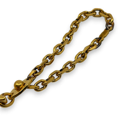 Hermes Filou Glove Holder Gold-Tone Metal with Chain