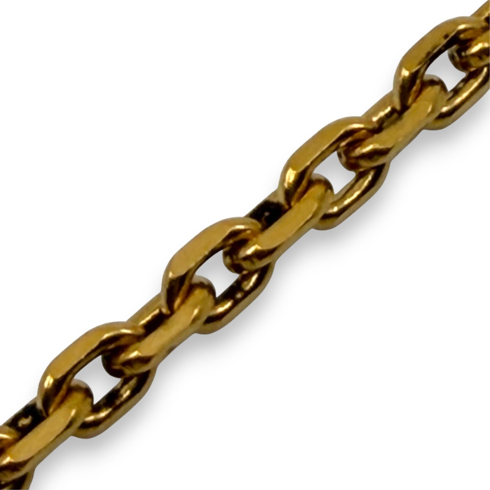 Hermes Filou Glove Holder Gold-Tone Metal with Chain