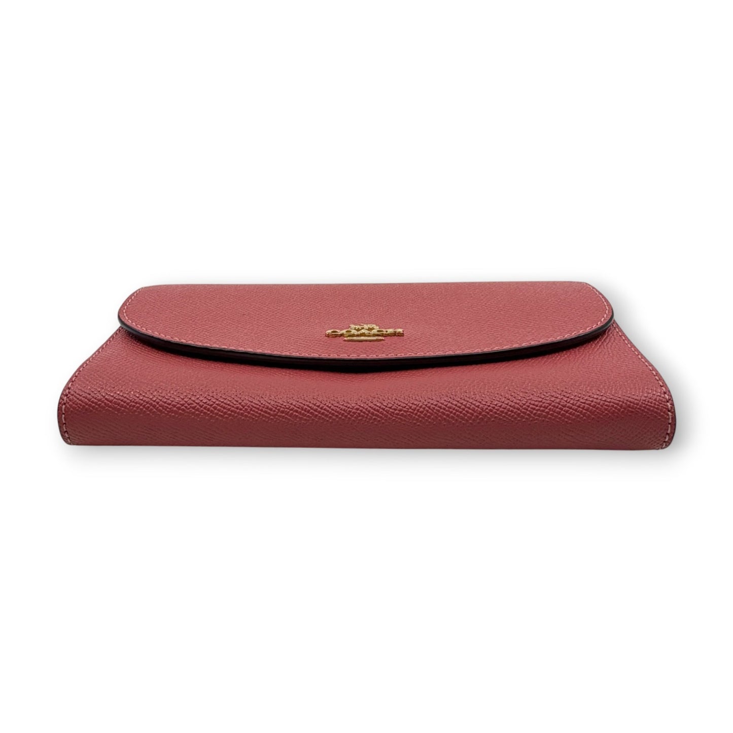 Coach Long Wallet in Pink Leather with Horse and Carriage Logo
