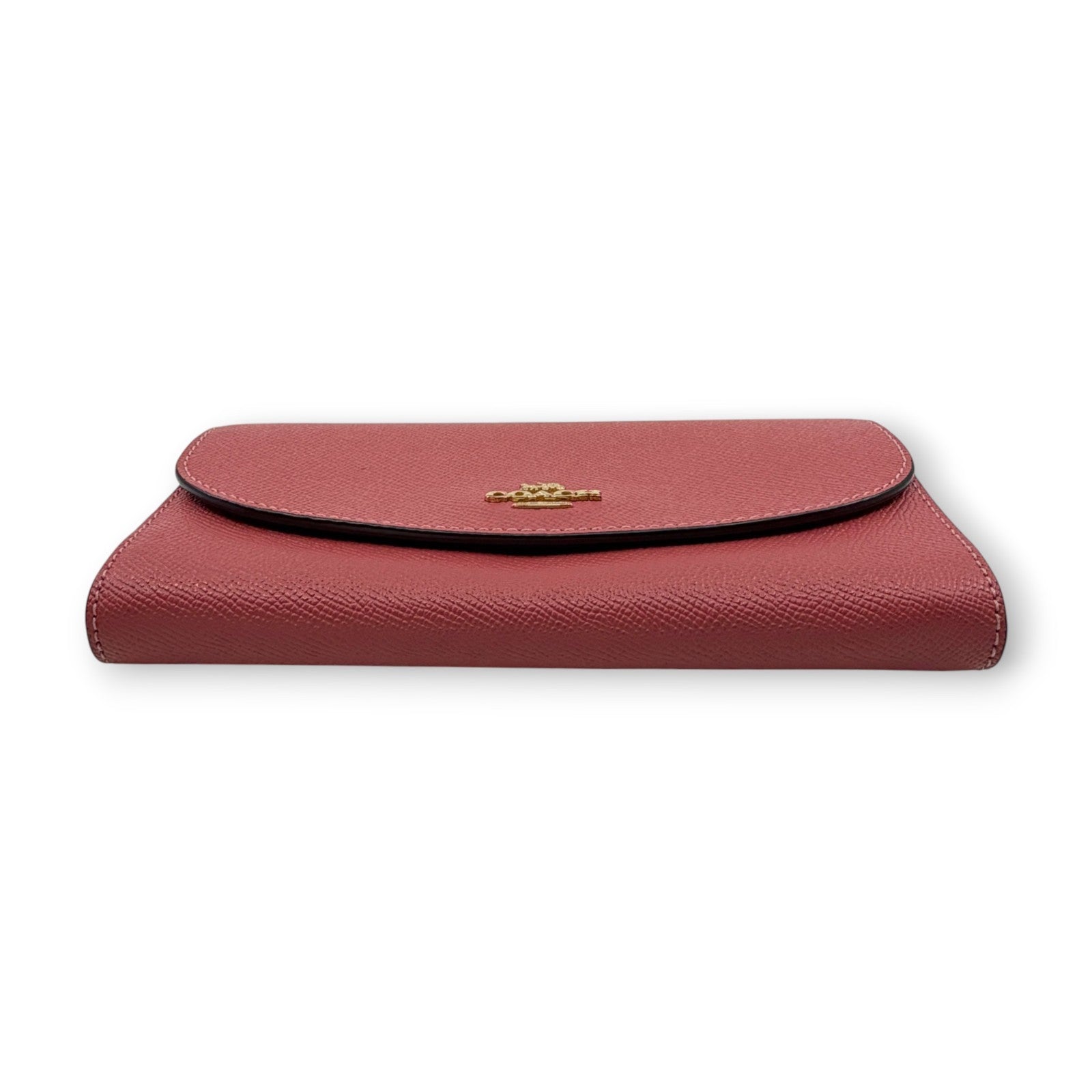 Coach Long Wallet in Pink Leather with Horse and Carriage Logo