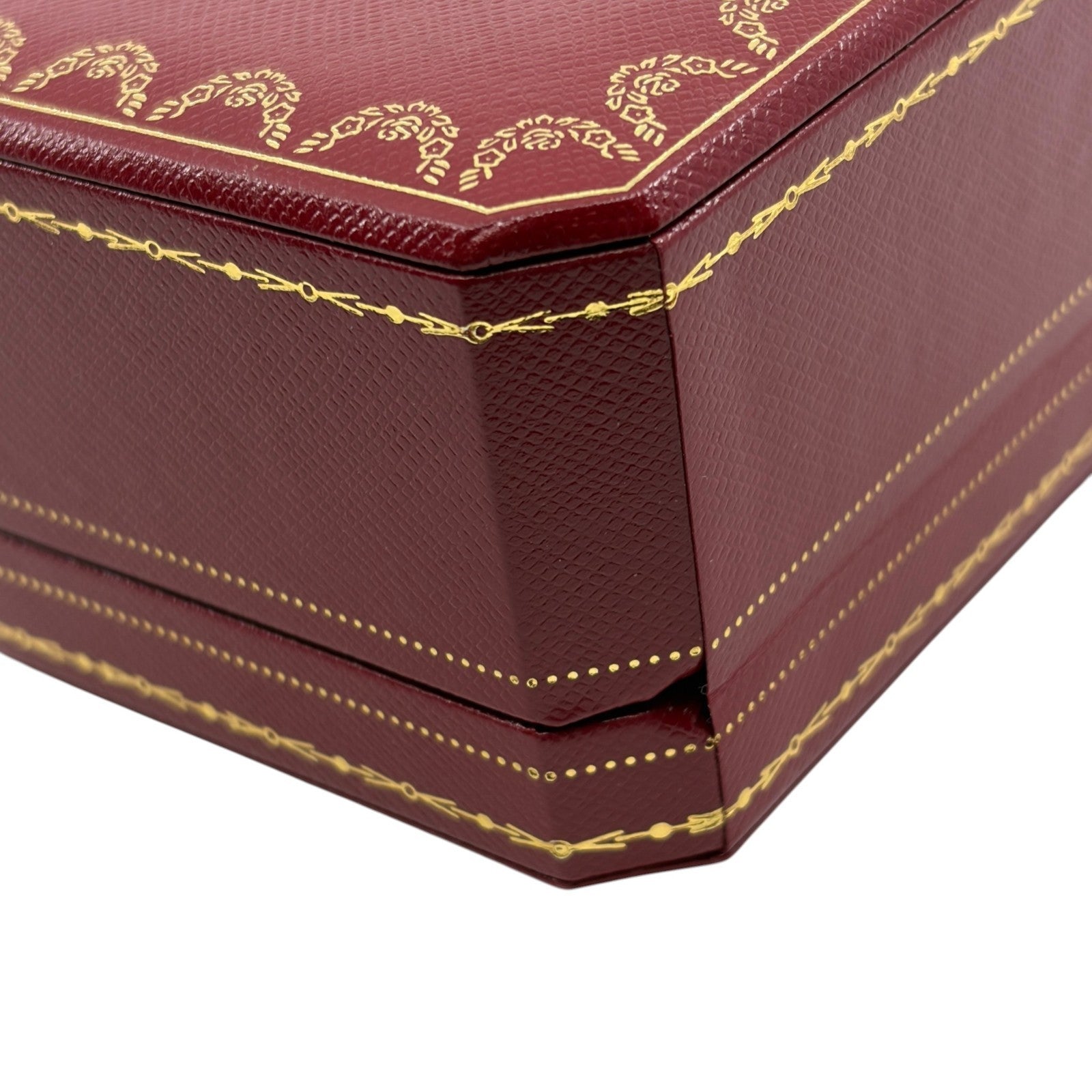 Cartier Jewelry Box Empty Case 2 Piece Set 1 Outer Box Included Red