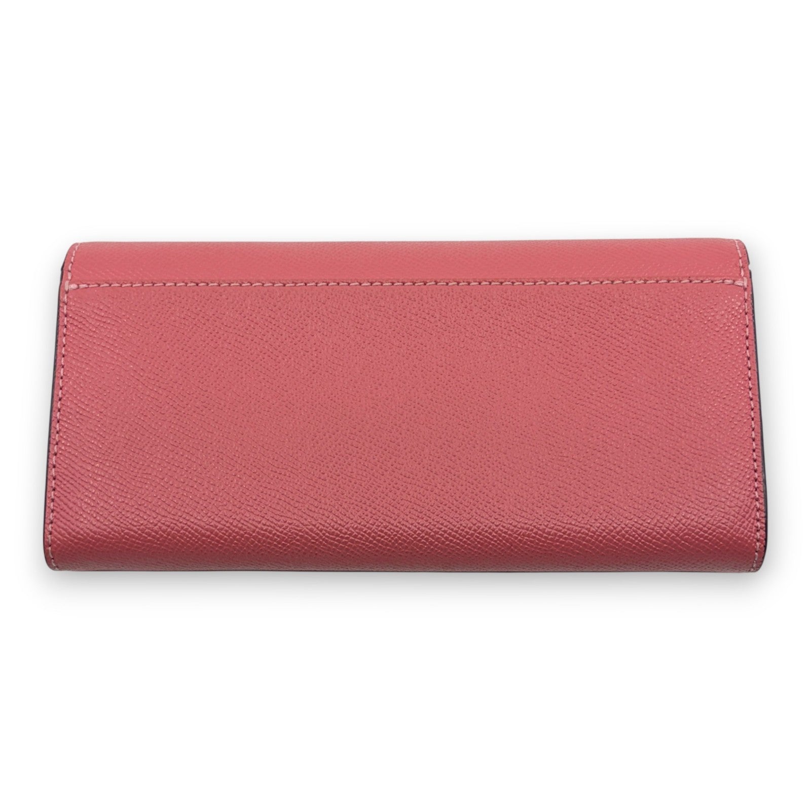 Coach Long Wallet in Pink Leather with Horse and Carriage Logo