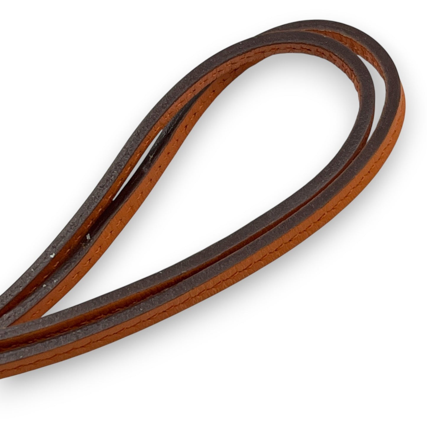 Hermes Cadena Annee Des Fleuves Hippopotamus Padlock Gold 2005 w/ Leather Strap