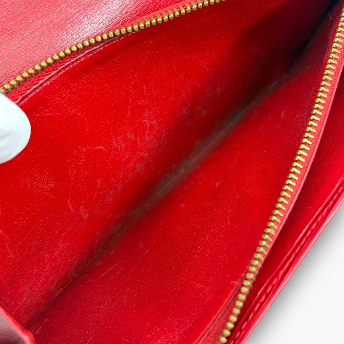Louis Vuitton Epi Pochette Porte-Monnaie Credit Long Wallet Red M63577