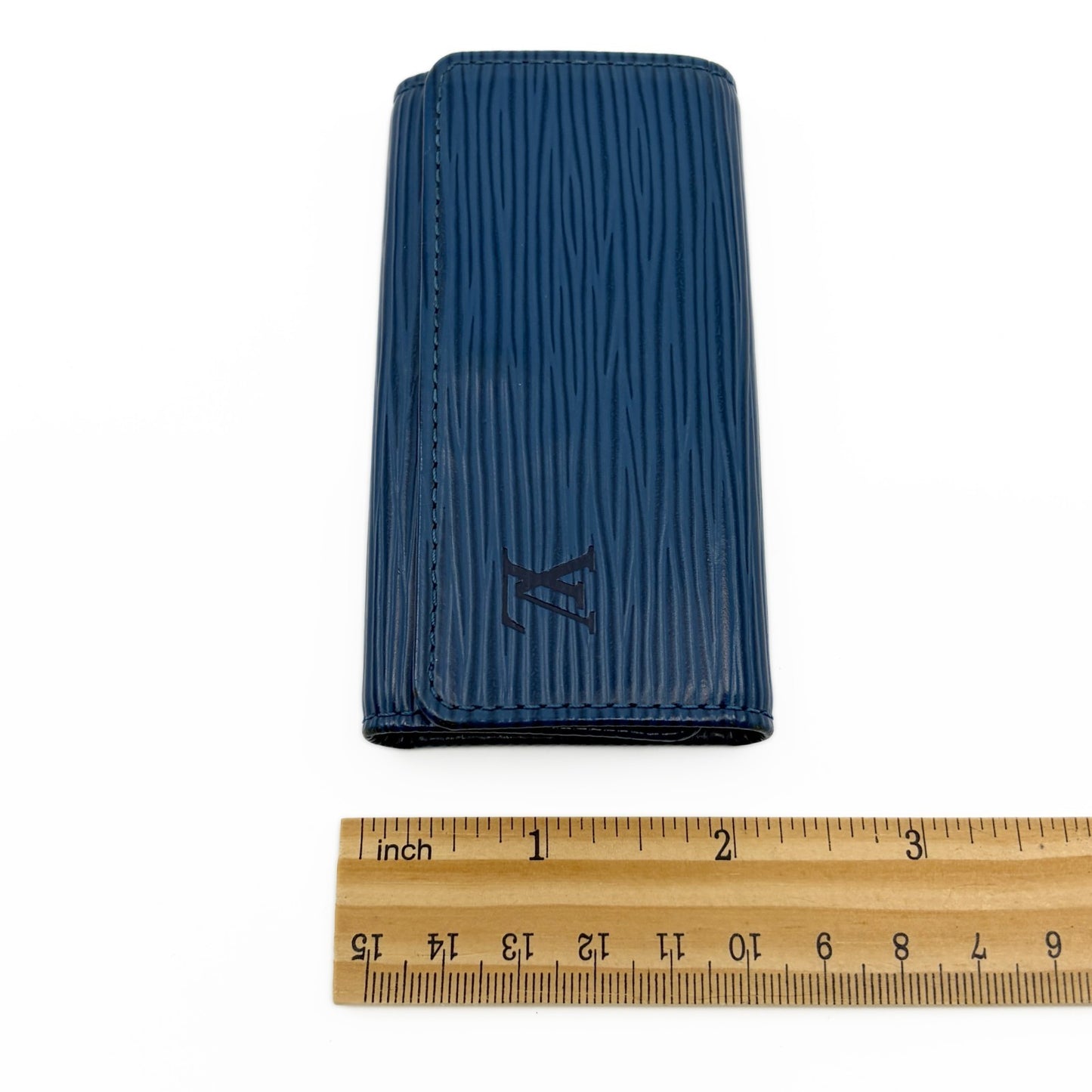 Louis Vuitton Epi Multicles 4 Key Case in Blue Leather M63825