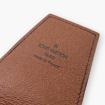 Louis Vuitton Monogram Etui Cigarette Tobacco Case M63024 Brown Canvas Leather