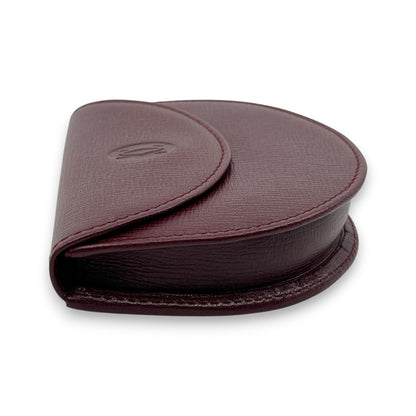 Must de Cartier Burgundy Leather Coin Purse w/ Box Cloth Certificate