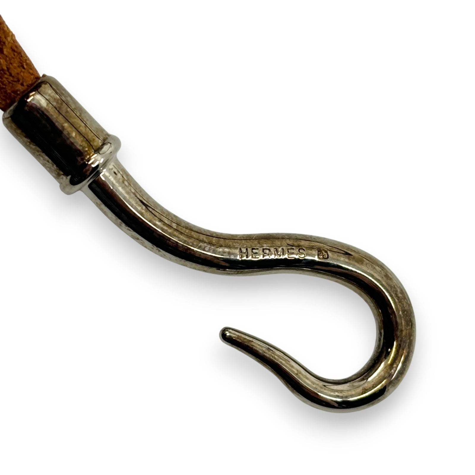 Hermès Jumbo Double Tour Bracelet Brown Leather Silver Hook w/ Box