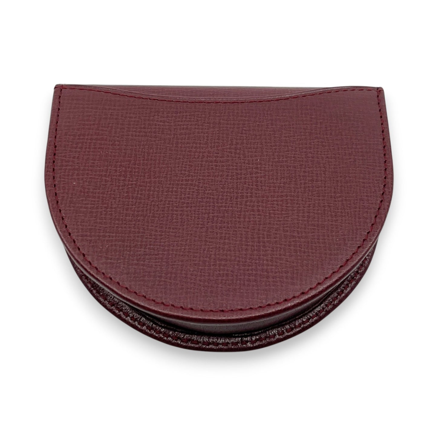 Must de Cartier Burgundy Leather Coin Purse w/ Box Cloth Certificate