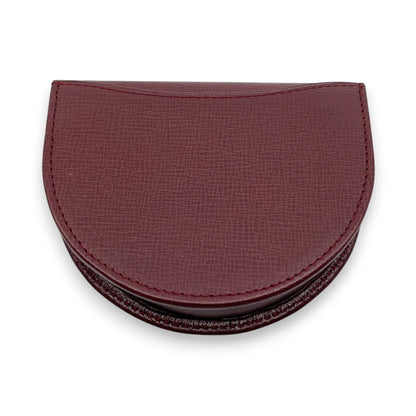 Must de Cartier Burgundy Leather Coin Purse w/ Box Cloth Certificate