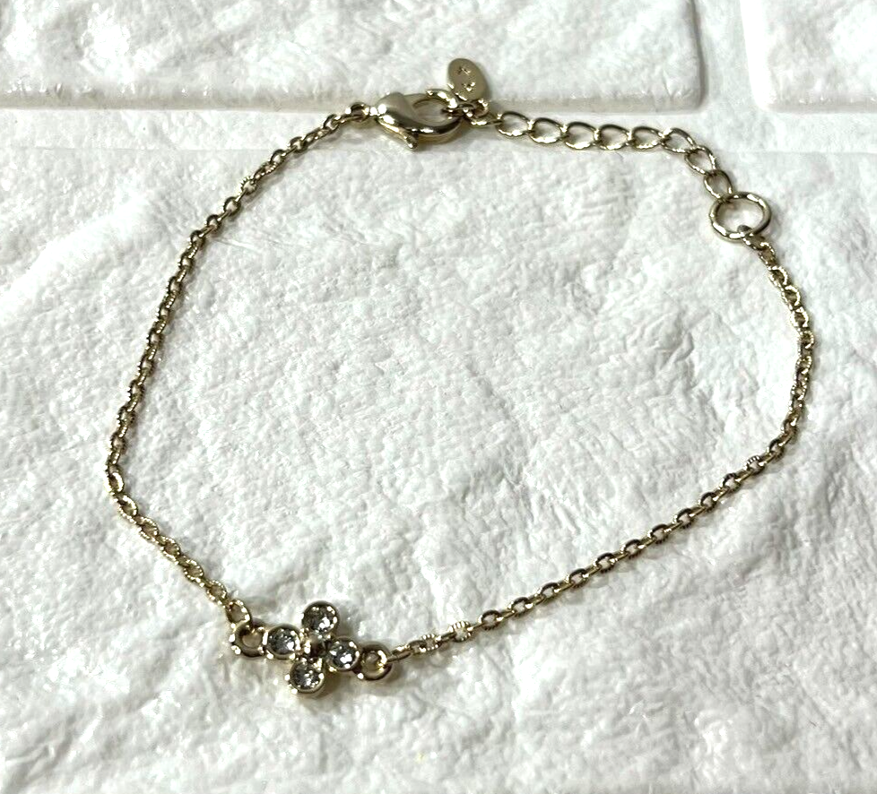 ANTEPRIMA Floral flower motif bracelet silver tone