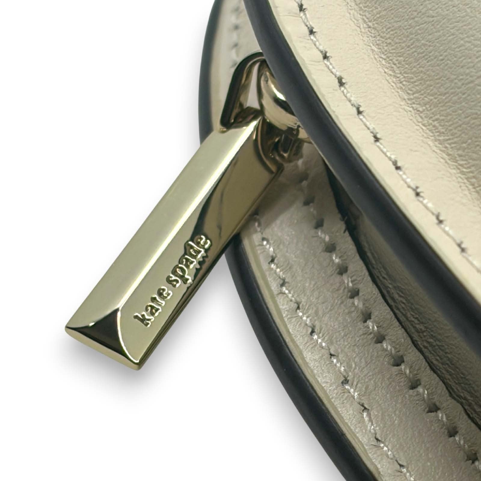 Kate Spade New York Cat Crossbody Bag Meow Cat White Leather Feline Design