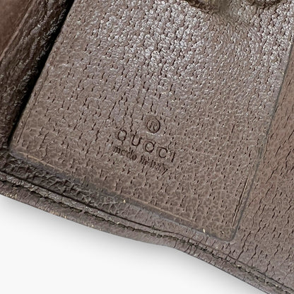 Gucci Ophidia GG Supreme Web Stripe 6-Key Case with Dust Bag