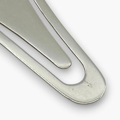 Hermes Cheval Horse Magnifying Glass Loupe Bookmark Silver-Tone with Case Box