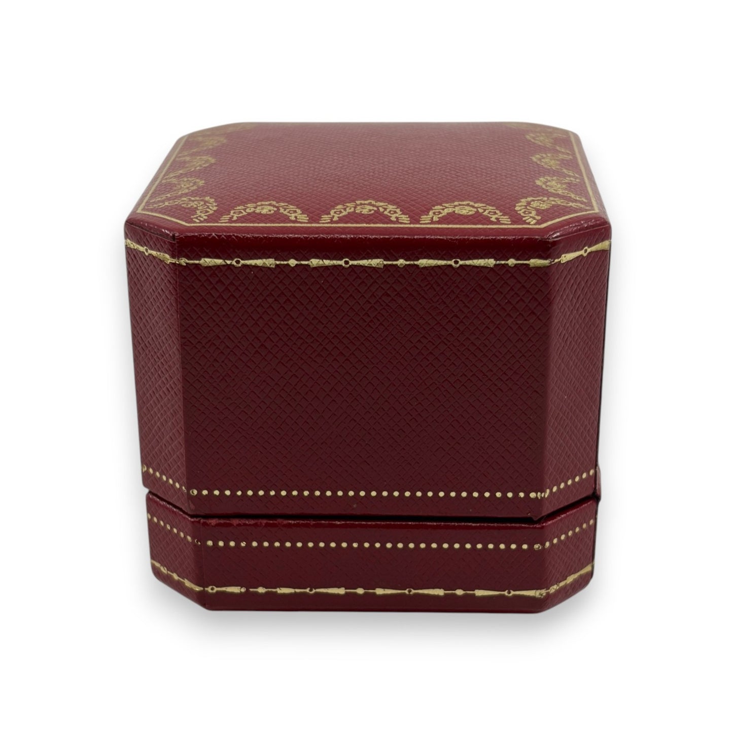 Cartier Jewelry Box Empty Case 2 Piece Set 1 Outer Box Included Red