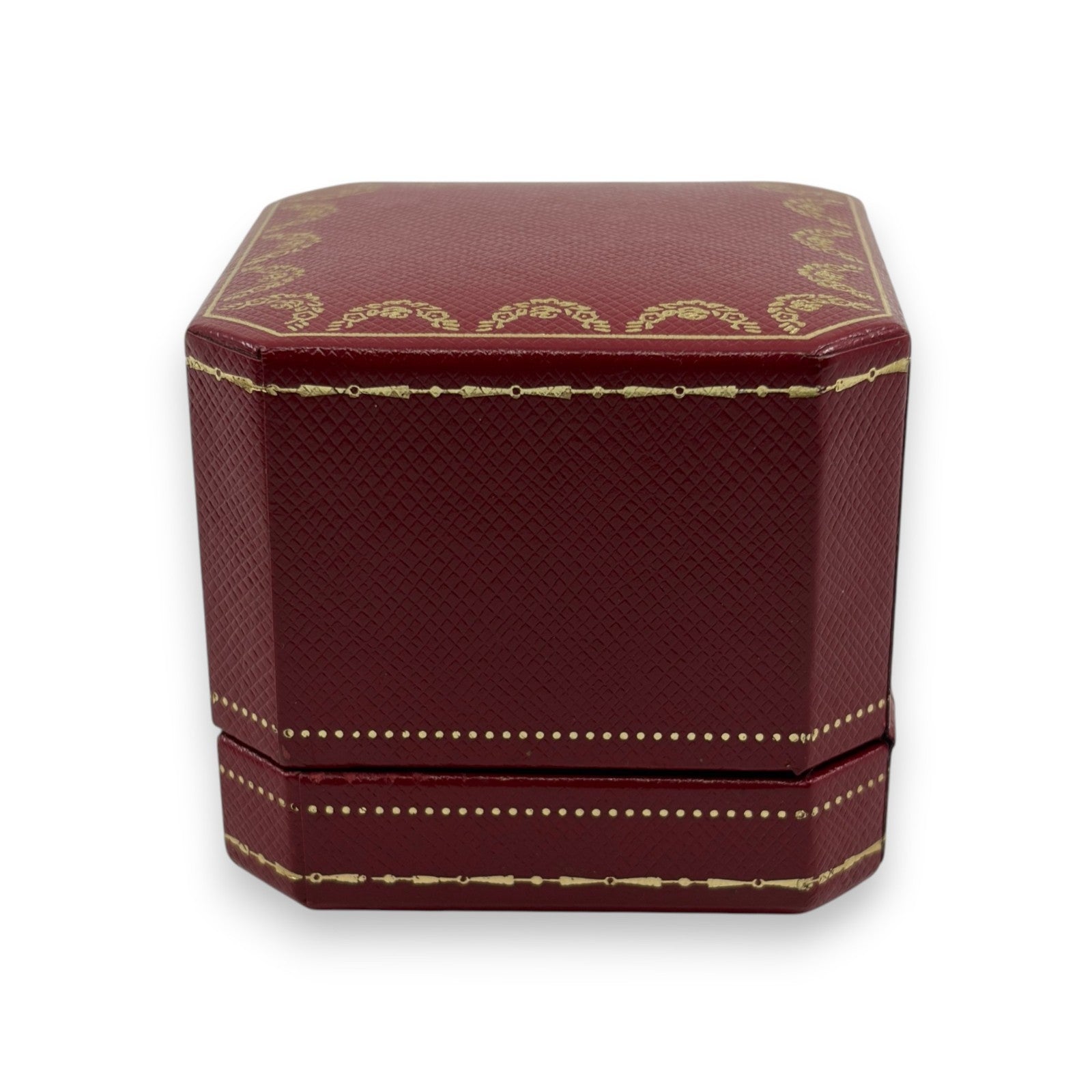 Cartier Jewelry Box Empty Case 2 Piece Set 1 Outer Box Included Red