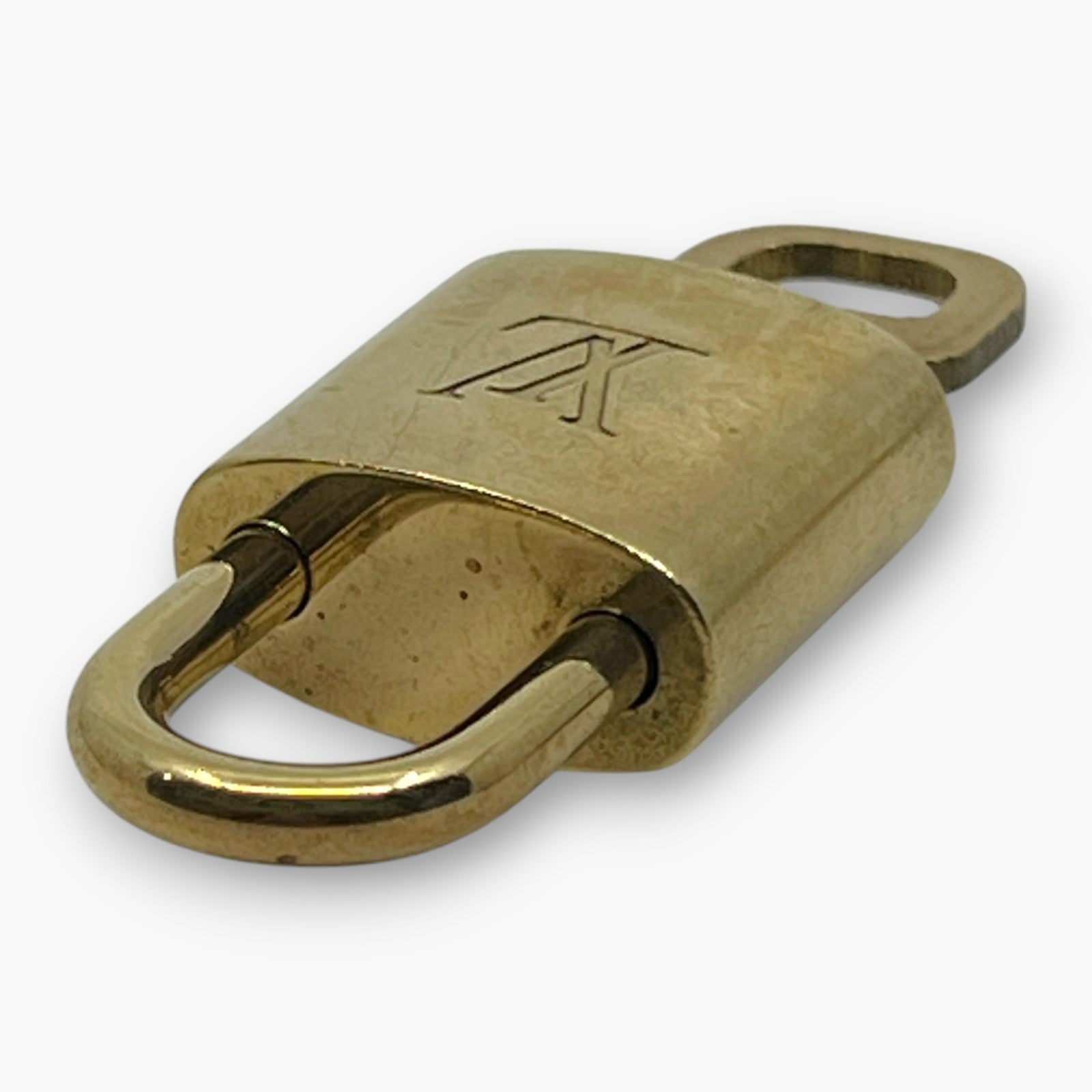 Louis Vuitton Padlock Set of 10 Gold-Tone Brass Locks & Keys pj260603