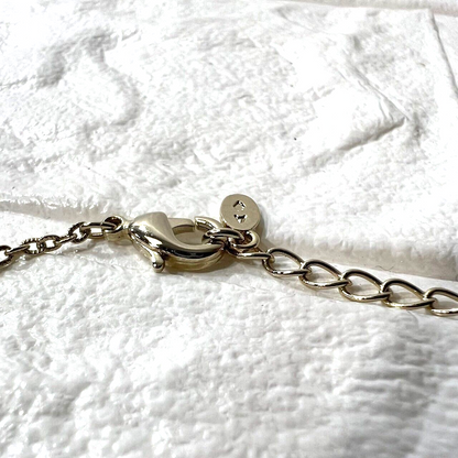 ANTEPRIMA Floral flower motif bracelet silver tone