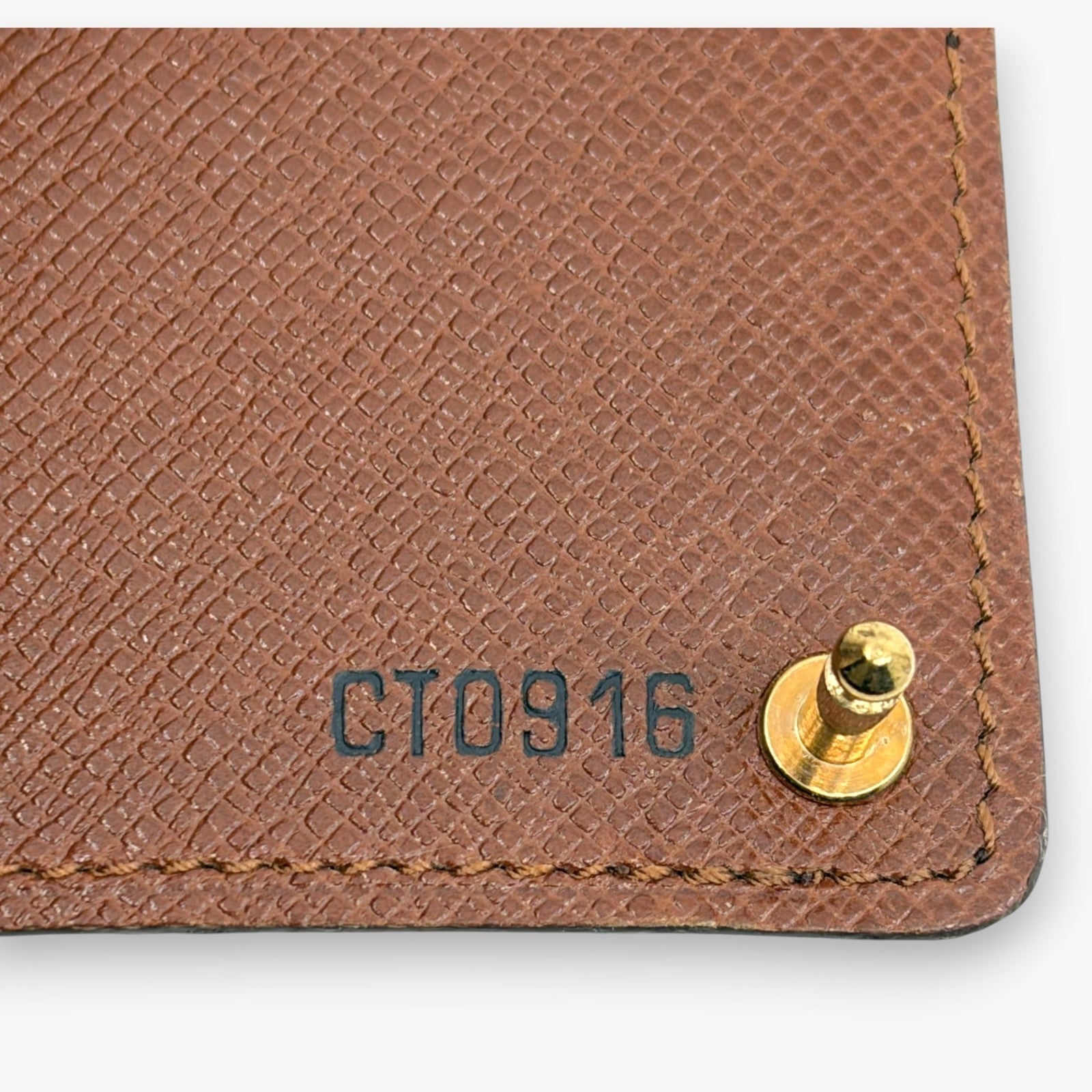 LV Porte Carte Card Case Pre-Owned – Brown M60937 | Preloved Elite