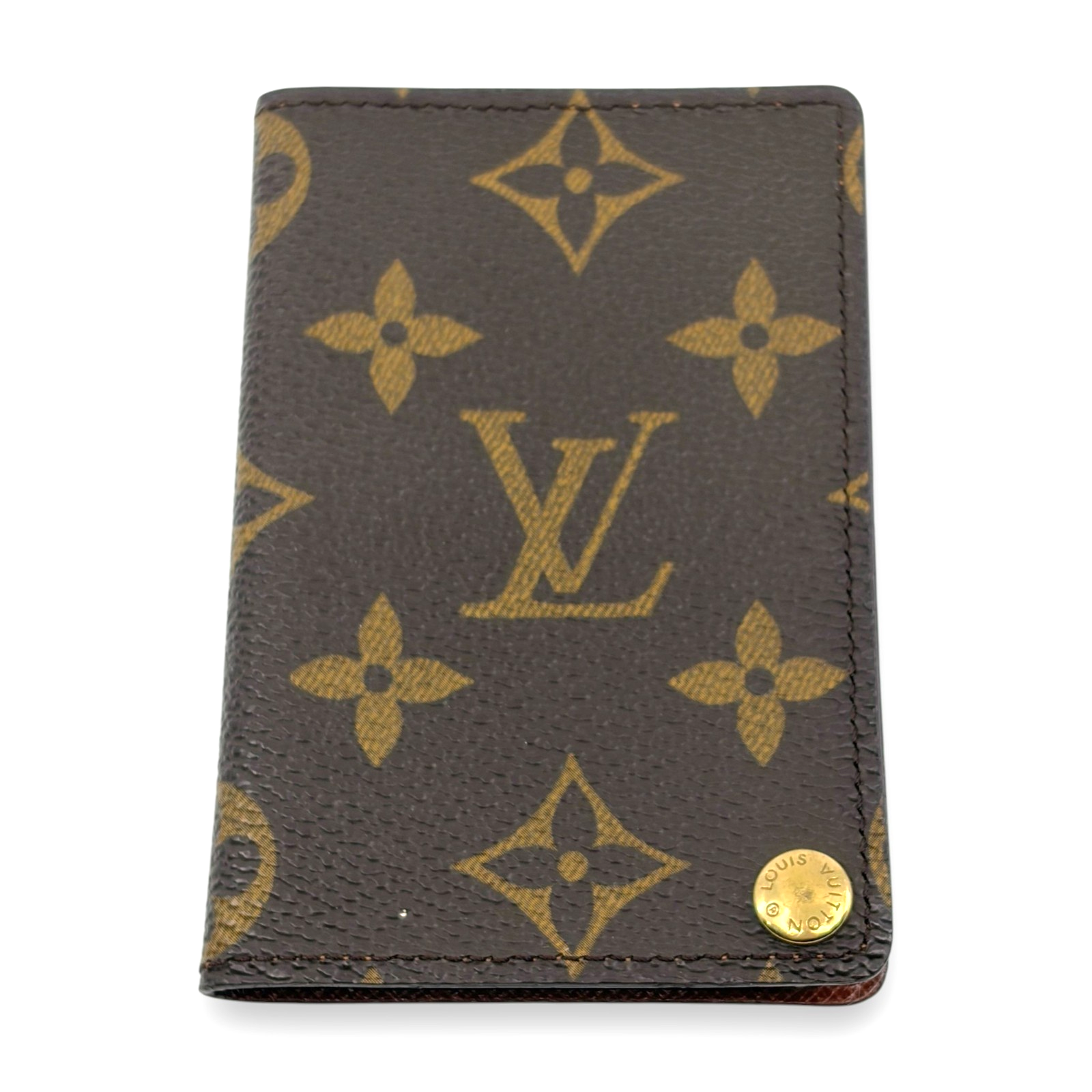 Louis Vuitton Monogram Porte Carte Credit Pression Card Case M60937