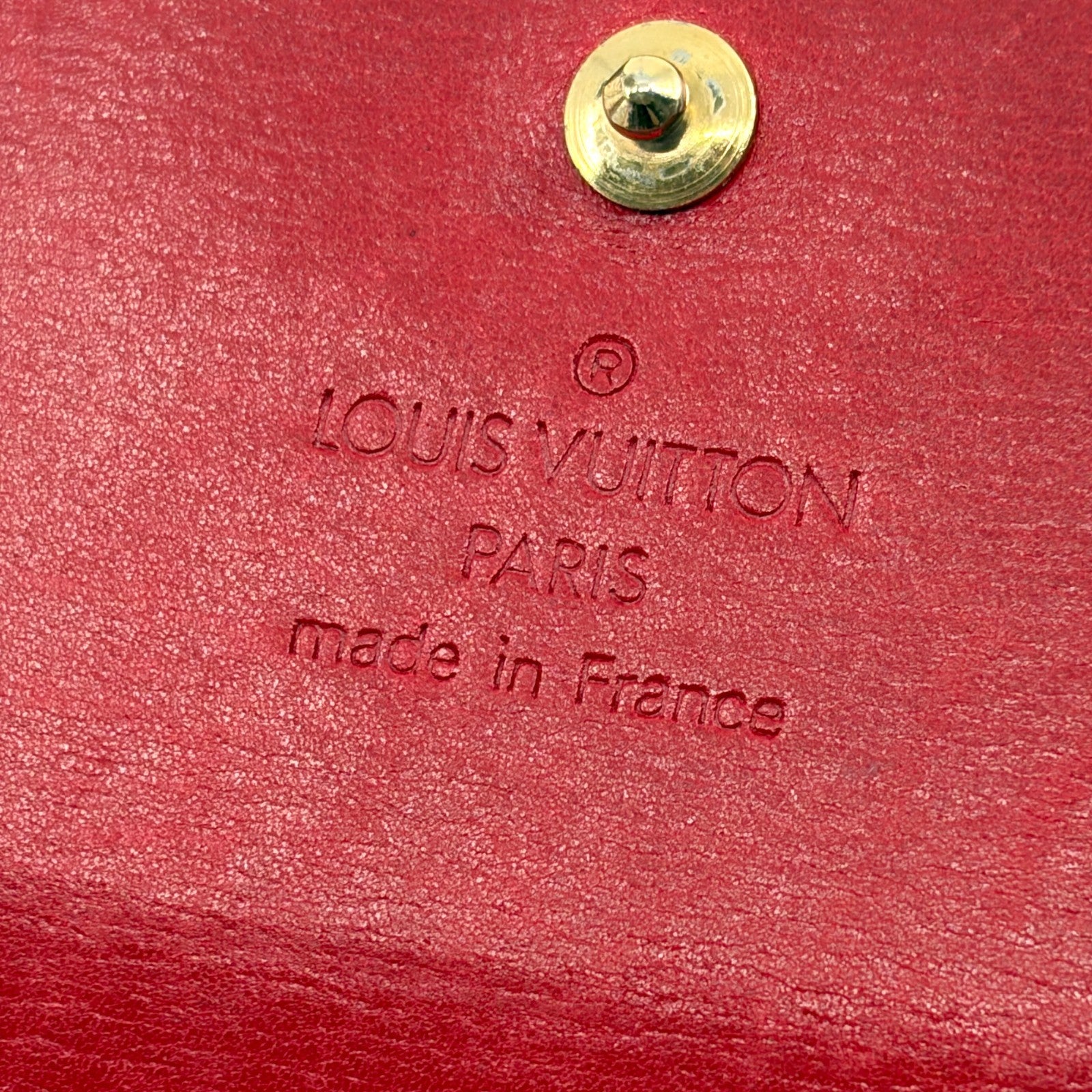 Louis Vuitton Epi Pochette Porte-Monnaie Credit Long Wallet Red M63577