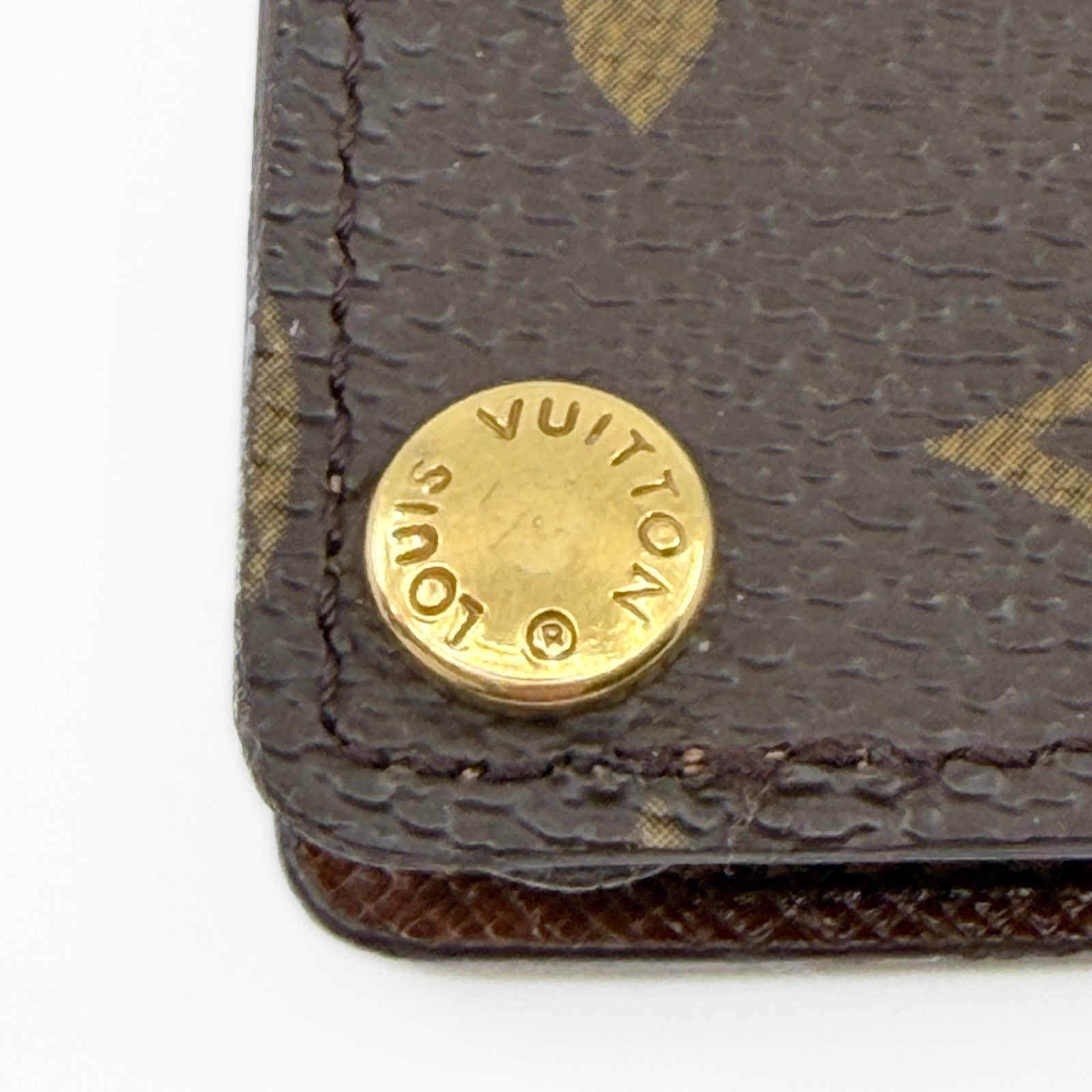 Louis Vuitton Monogram Porte Carte Credit Pression Card Case M60937