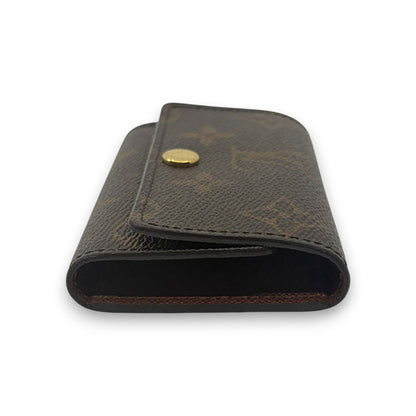 Louis Vuitton Monogram Multicles 6 Key Case Brown Canvas Leather M62630