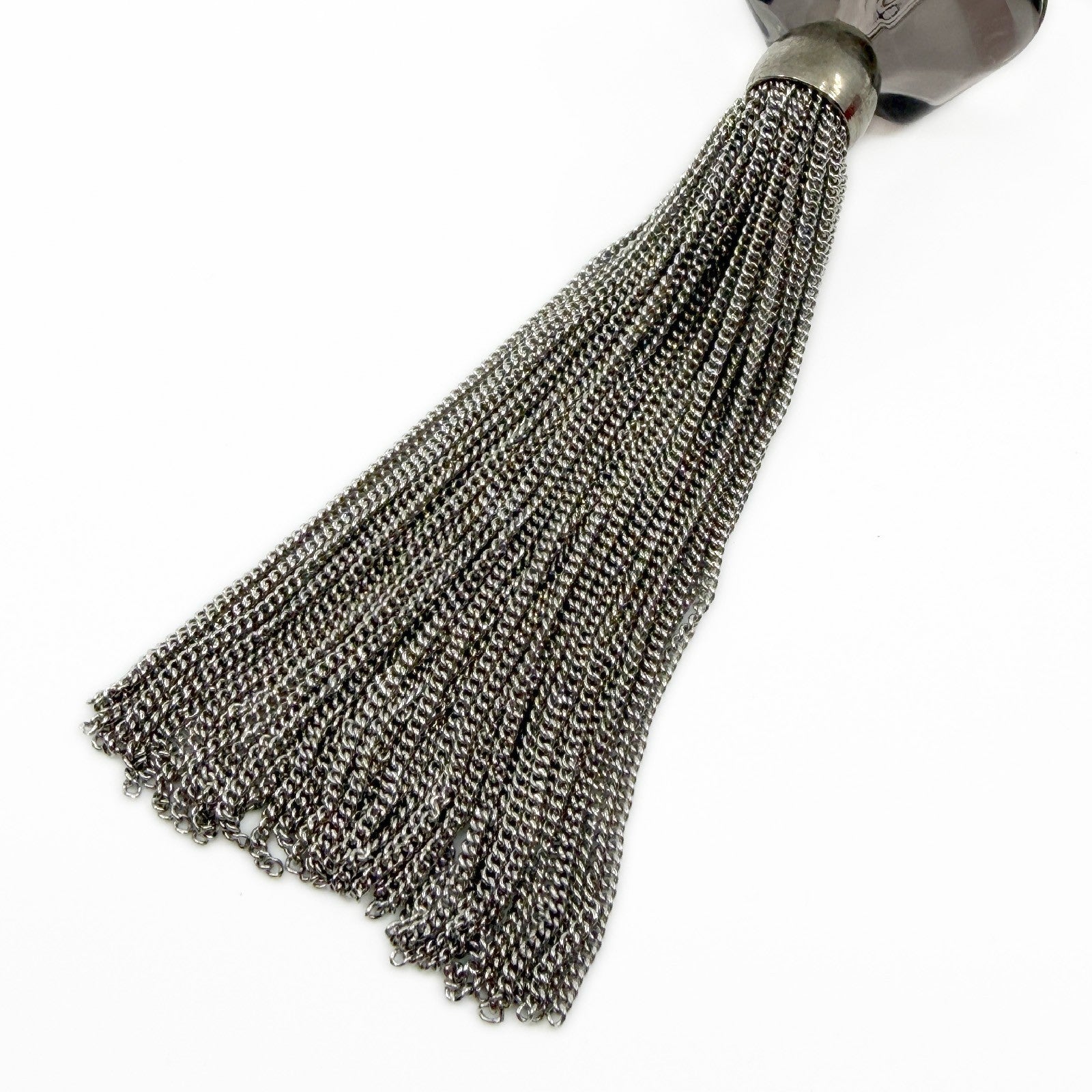 Baccarat Crystal Tassel Key Ring Bag Charm with Box Pouch