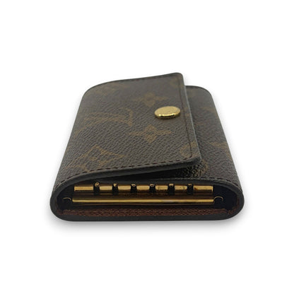 Louis Vuitton Monogram Multicles 6 Key Case Brown Canvas Leather M62630