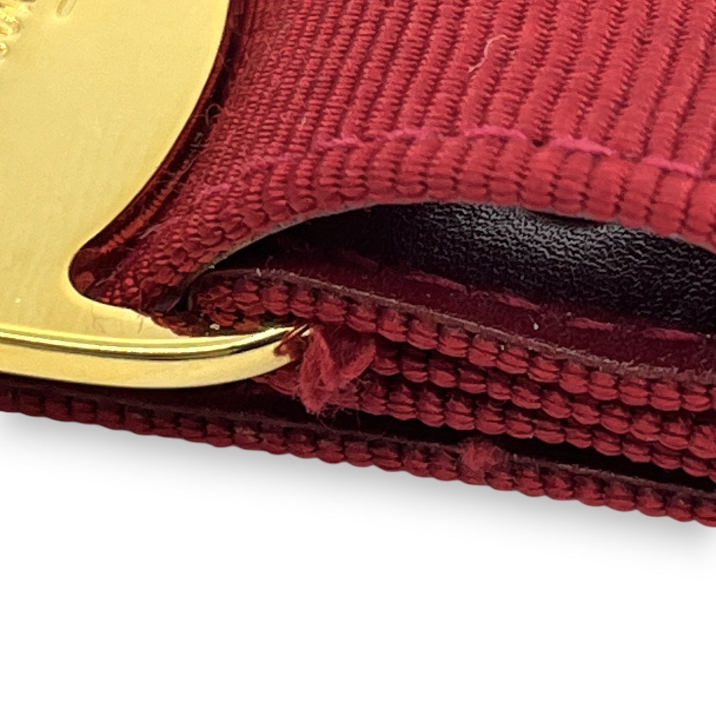 Salvatore Ferragamo Vara Ribbon Keychain Charm Red with Box