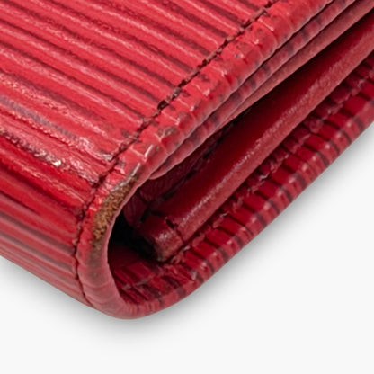 Louis Vuitton Epi Pochette Porte-Monnaie Credit Long Wallet Red M63577