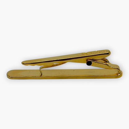 Celine Gold-Tone Logo Tie Clip Bar