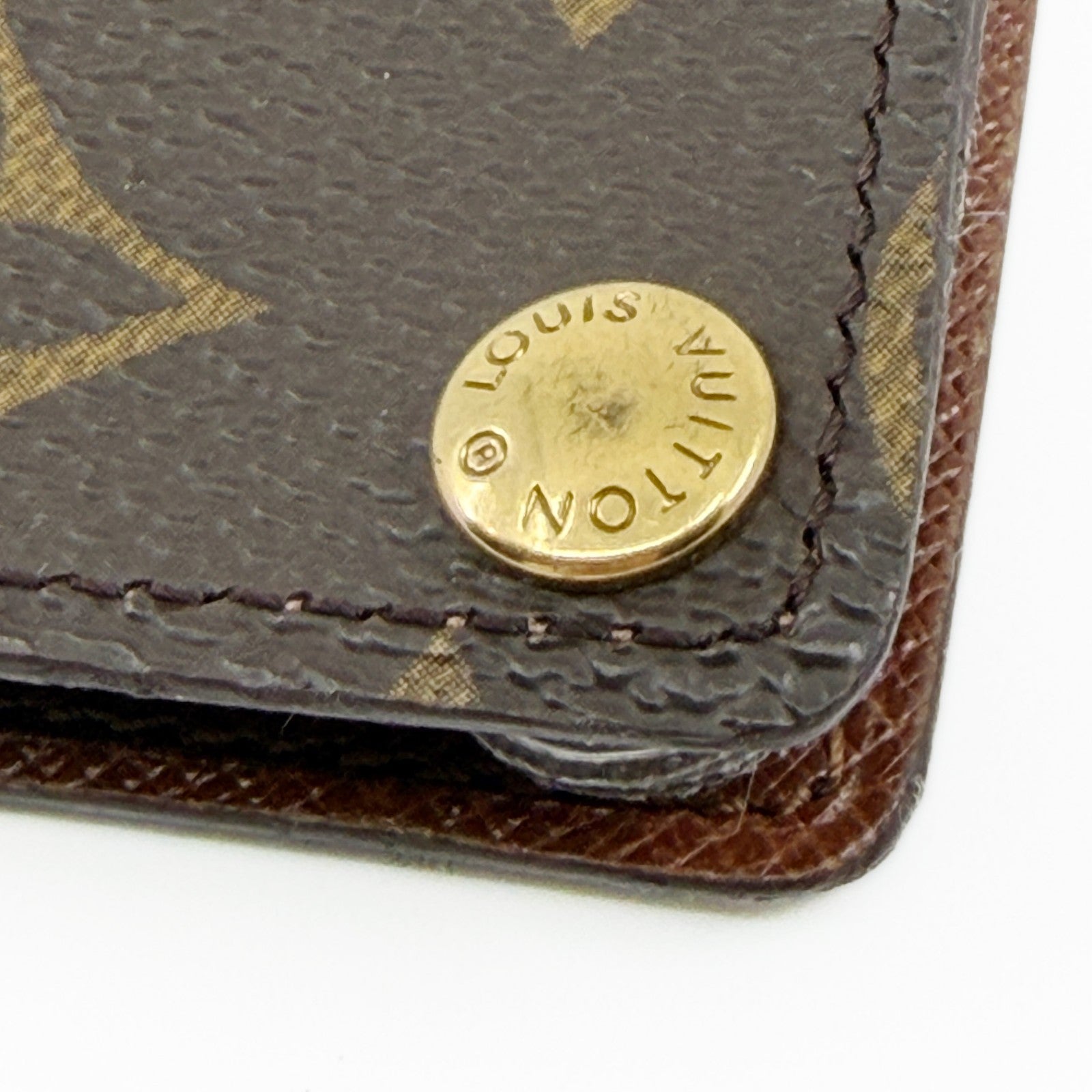 Louis Vuitton Monogram Porte Carte Credit Pression Card Case M60937