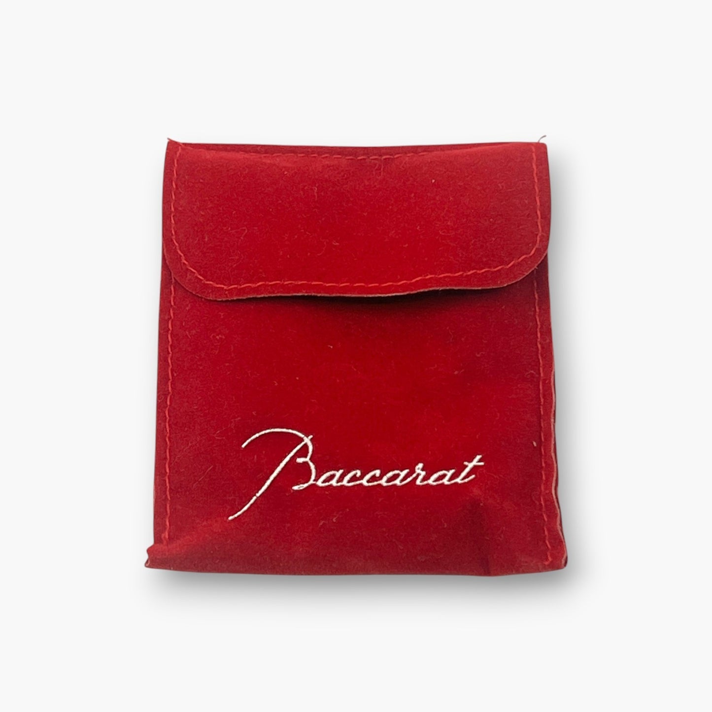 Baccarat Crystal Tassel Key Ring Bag Charm with Box Pouch