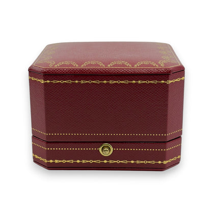 Cartier Jewelry Box Empty Case 2 Piece Set 1 Outer Box Included Red