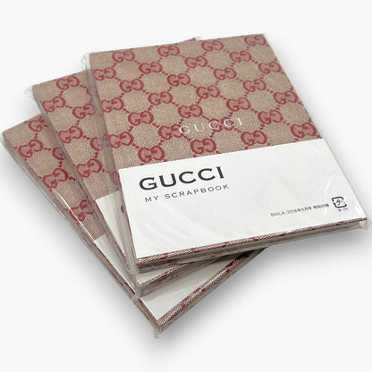 Gucci My Scrapbook Notebook Set of 3 BAILA June 2018 Magazine Appendix
