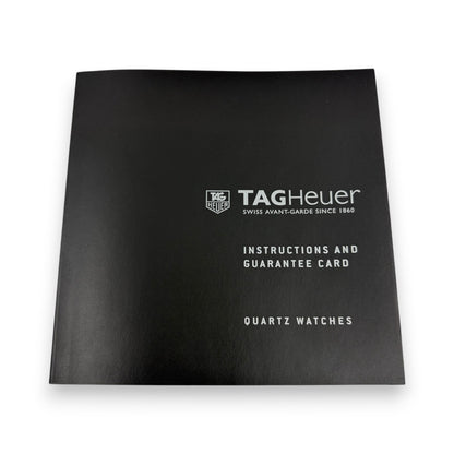 TAG Heuer Watch Empty Box Case with Outer Box Instructions Guarantee Card