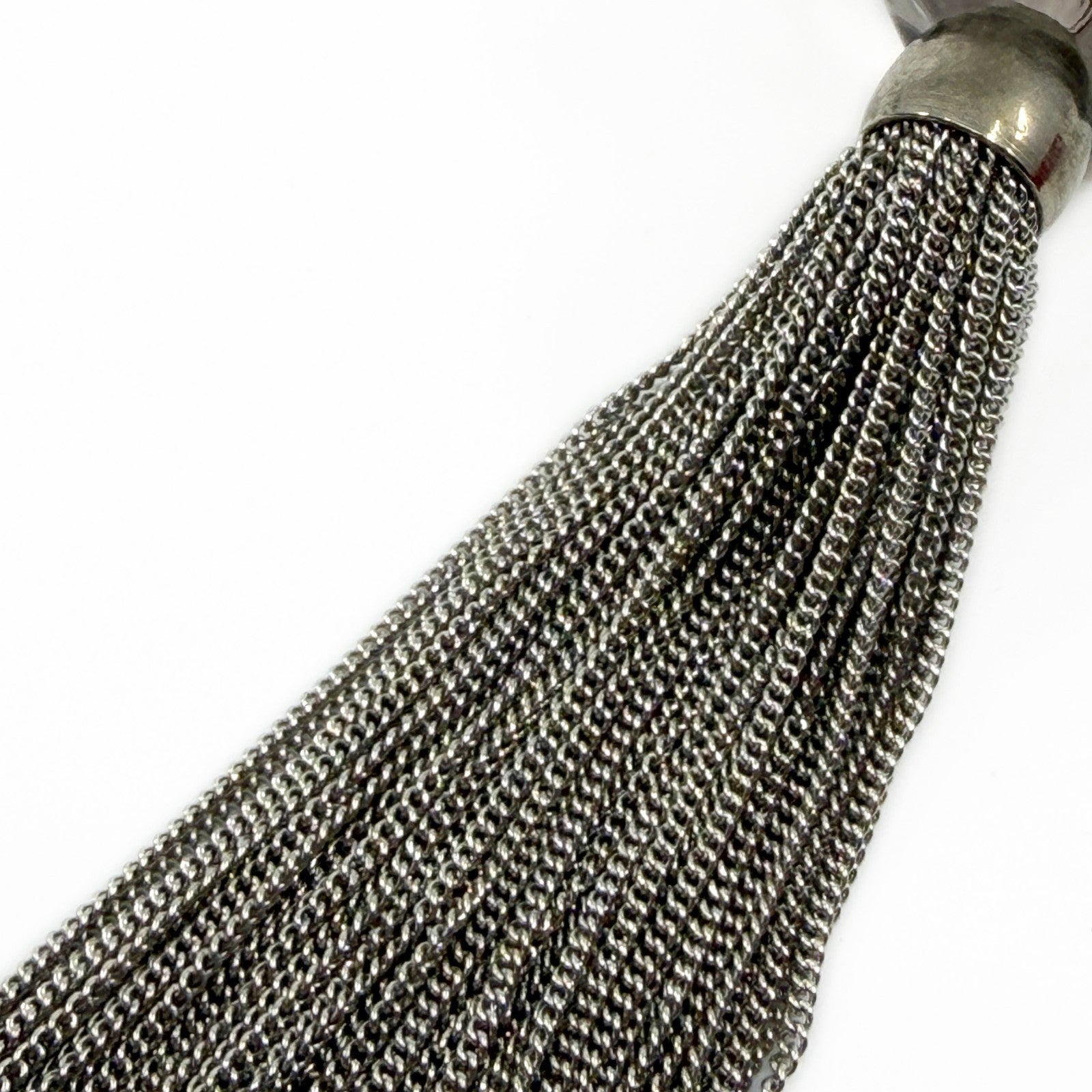 Baccarat Crystal Tassel Key Ring Bag Charm with Box Pouch
