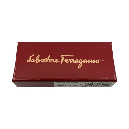 Salvatore Ferragamo Vara Ribbon Keychain Charm Red with Box