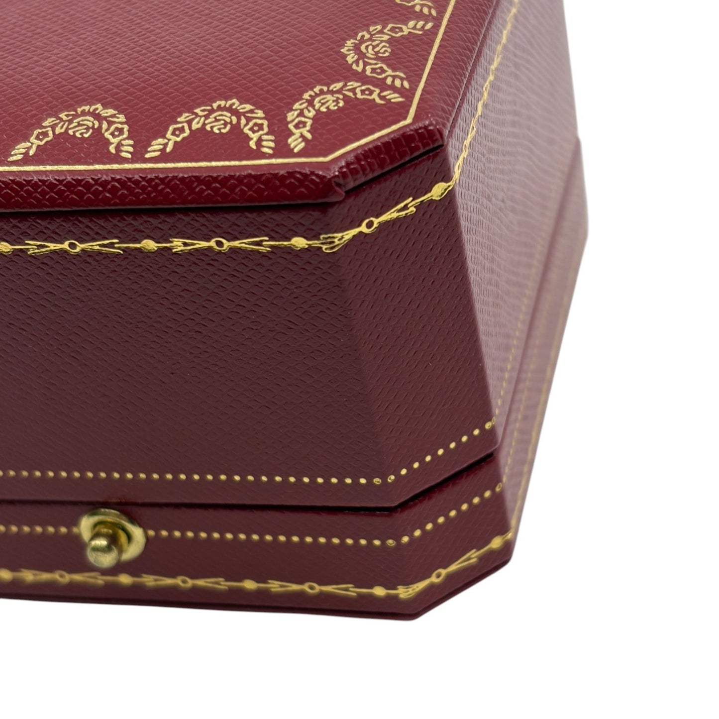 Cartier Jewelry Box Empty Case 2 Piece Set 1 Outer Box Included Red