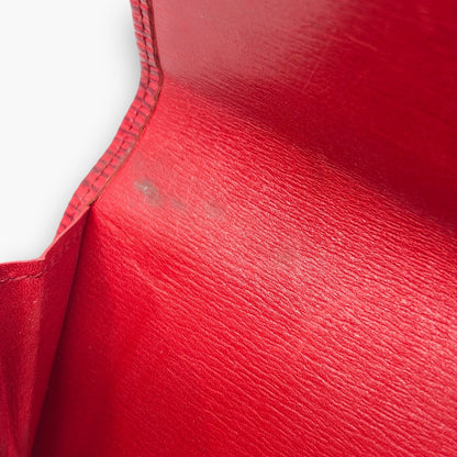 Louis Vuitton Epi Pochette Porte-Monnaie Credit Long Wallet Red M63577