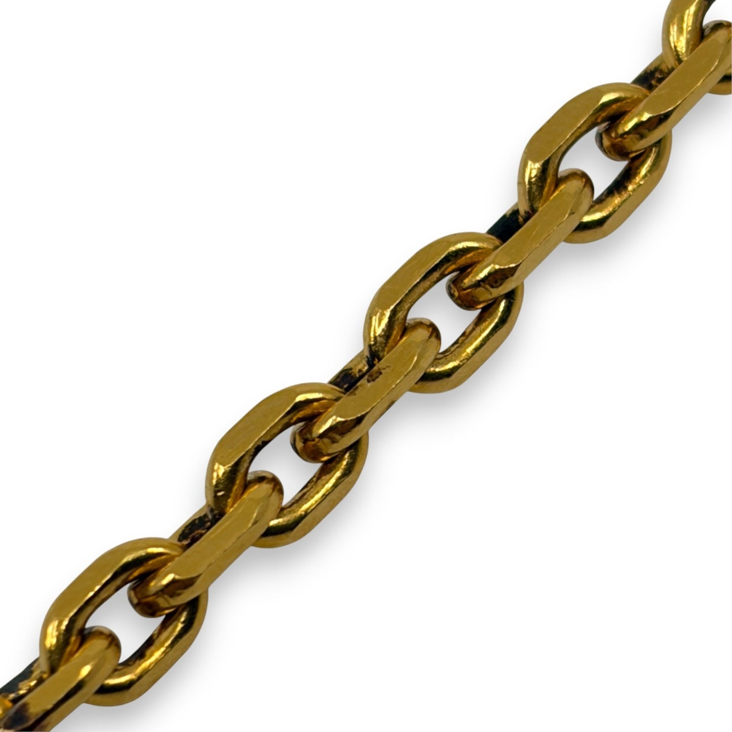 Hermes Filou Glove Holder Gold-Tone Metal with Chain