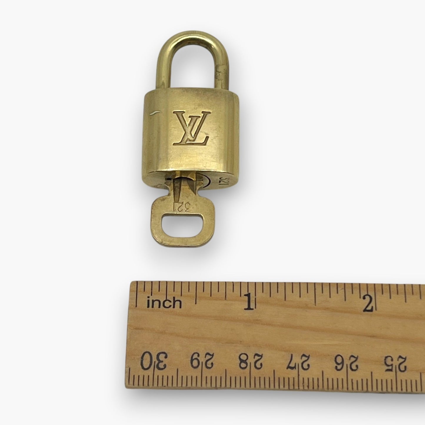 Louis Vuitton Padlock Set of 10 Gold-Tone Brass Locks & Keys pj260603