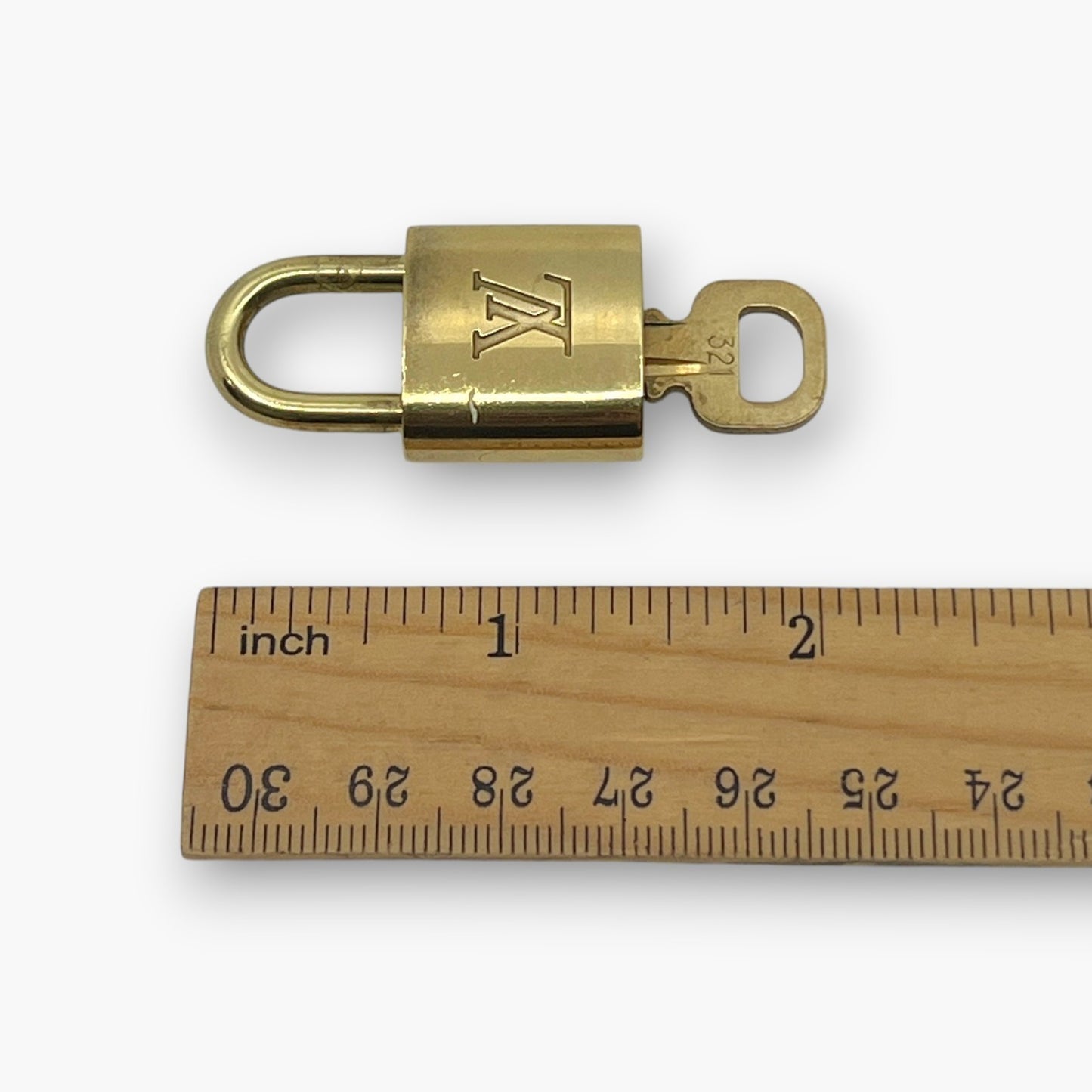 Louis Vuitton Padlock Set of 10 Gold-Tone Brass Locks & Keys pj260603
