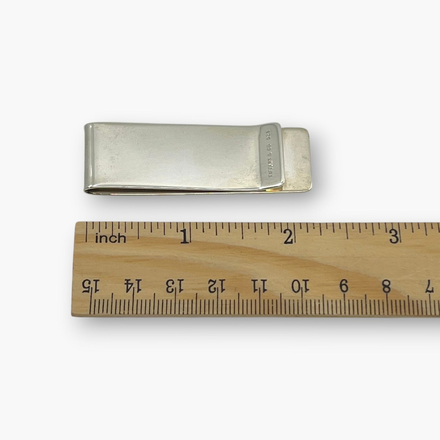 Tiffany & Co. Sterling Silver 925 Money Clip with Pouch