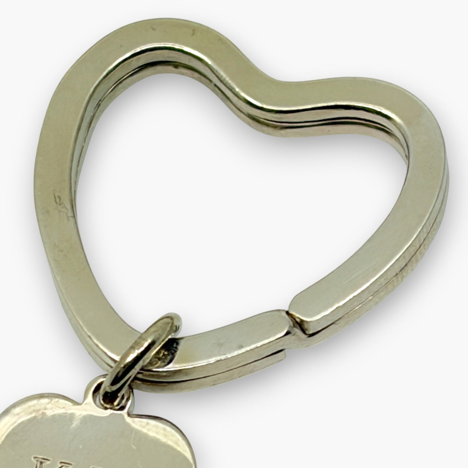 Tiffany & Co. Sterling Silver 925 Heart Key Ring Charm